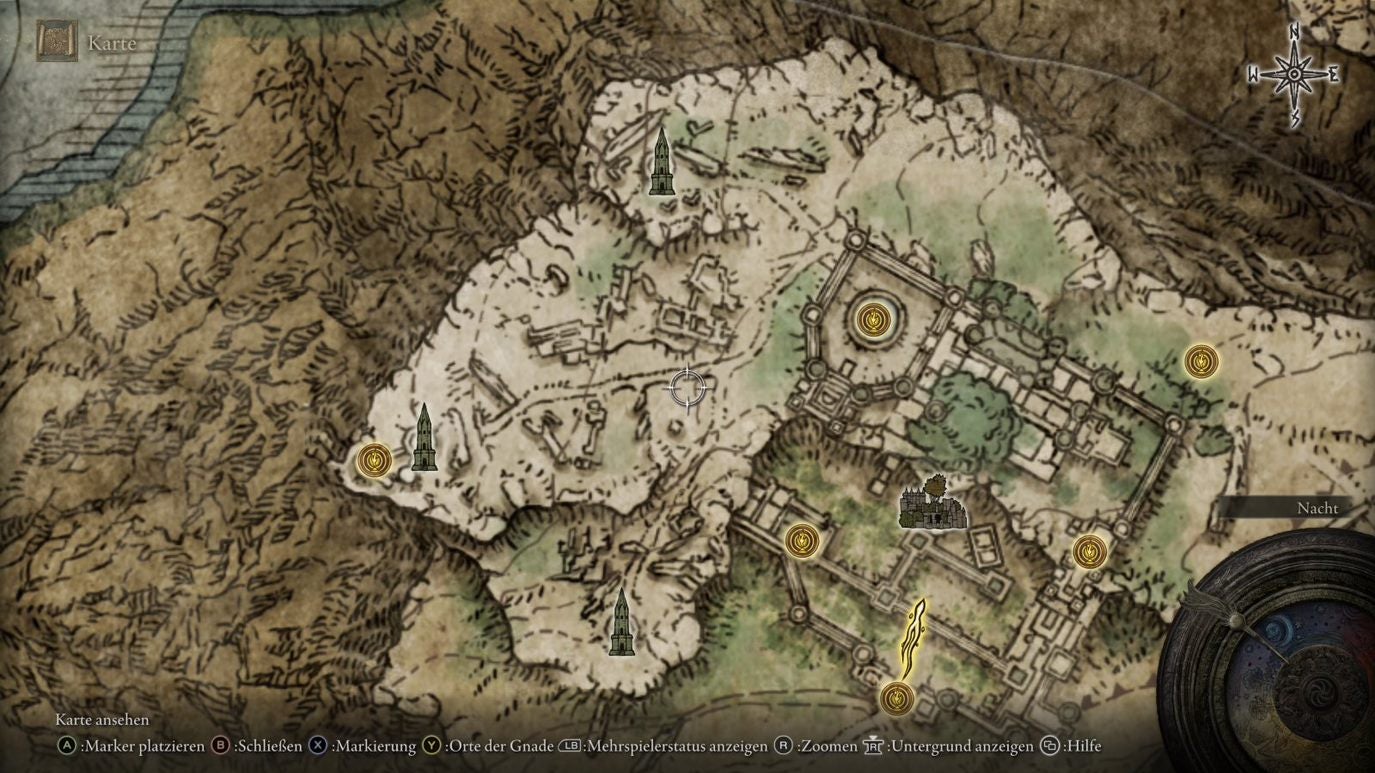 Elden Ring RanniQuestGuide, Schatz in Nokron, Unheilvolle Schatten, Dunkelmondring und